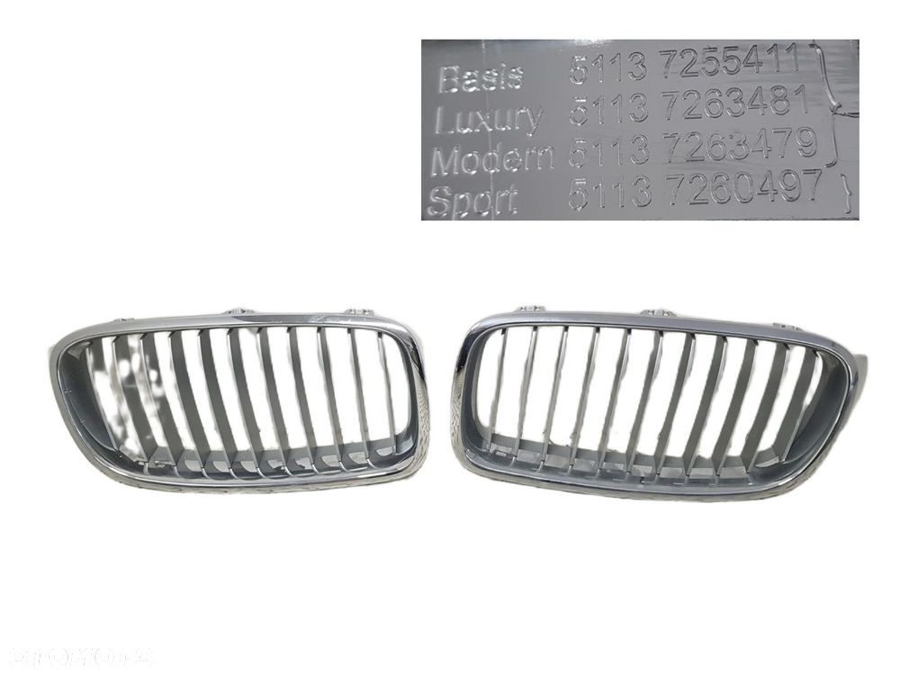 NOWY ORYGINALNY GRILL ATRAPA NERKA LEWA BMW 3 LCI LIFT  F30 F31 15-18 7255411