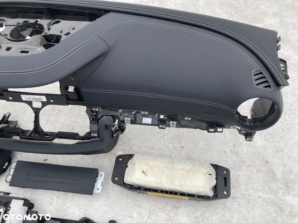 MERCEDES E CLS W213 W238 W257 DESKA KONSOLA KOKPIT PULPIT PÓŁKA PARAPET PODUSZKI POWIETRZNE AIRBAG SRS PASY PAS KURTYNY KURTYNA FOTELA  SKÓRA !!! - 7