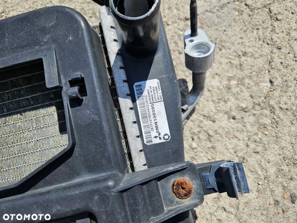 Komplet chłodnic chłodnica wody klimatyzacji wentylator Mitsubishi Colt VI Z30 1,5 DID 95KM 2006r - 2