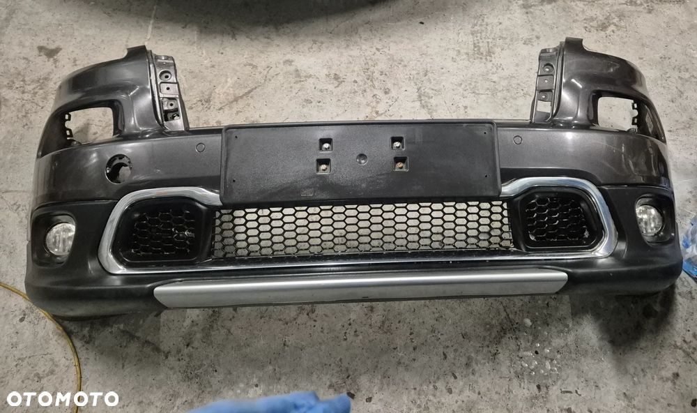 ZDERZAK PRZÓD CHEROKEE KL PAU KOMPLETNY PDC SPRYSKI jeep chrom granite Crystal metallic - 1