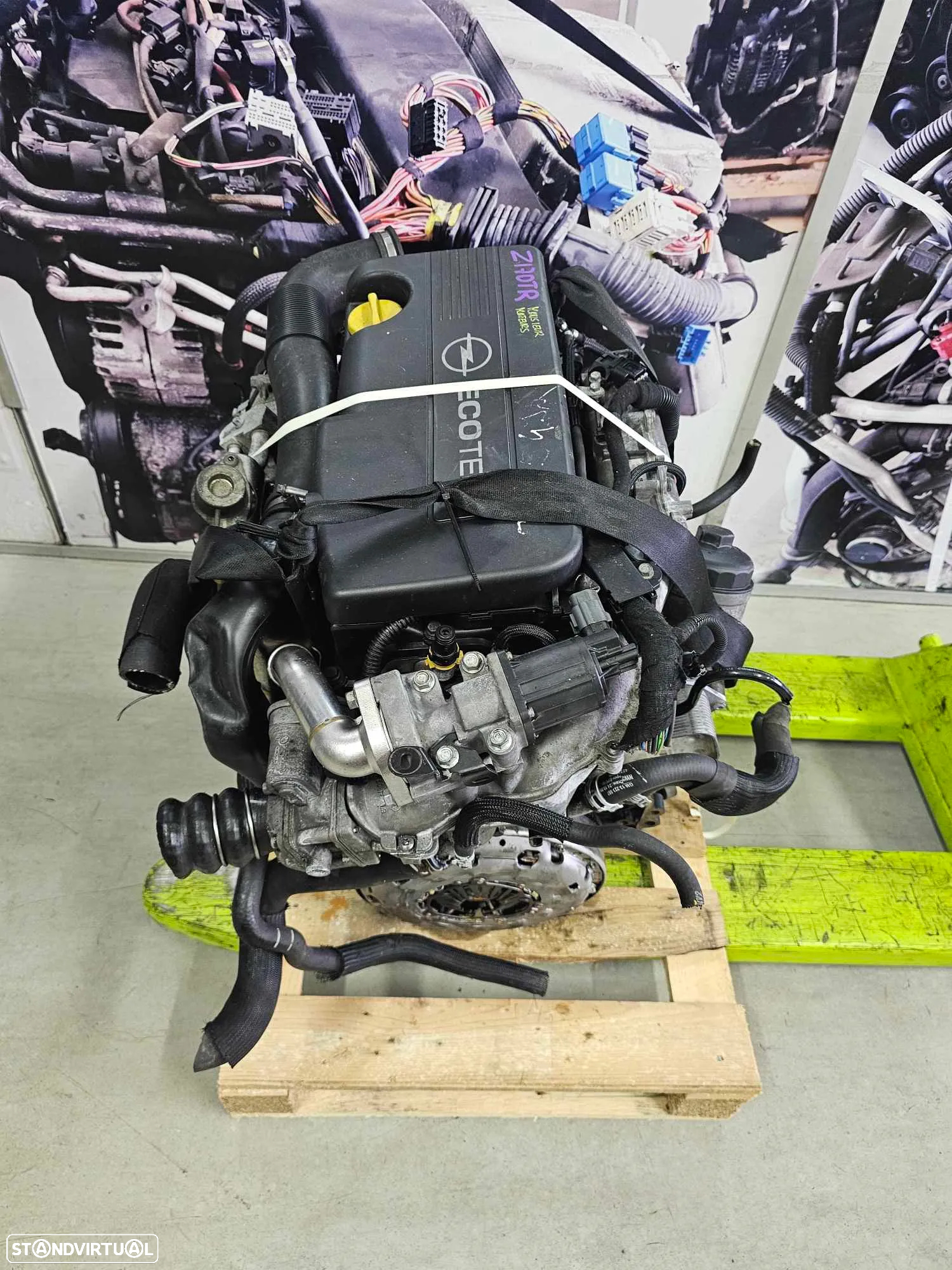 Motor Opel Astra 1.7 cdti 2009, de 125cv, ref Z17DTR - 4