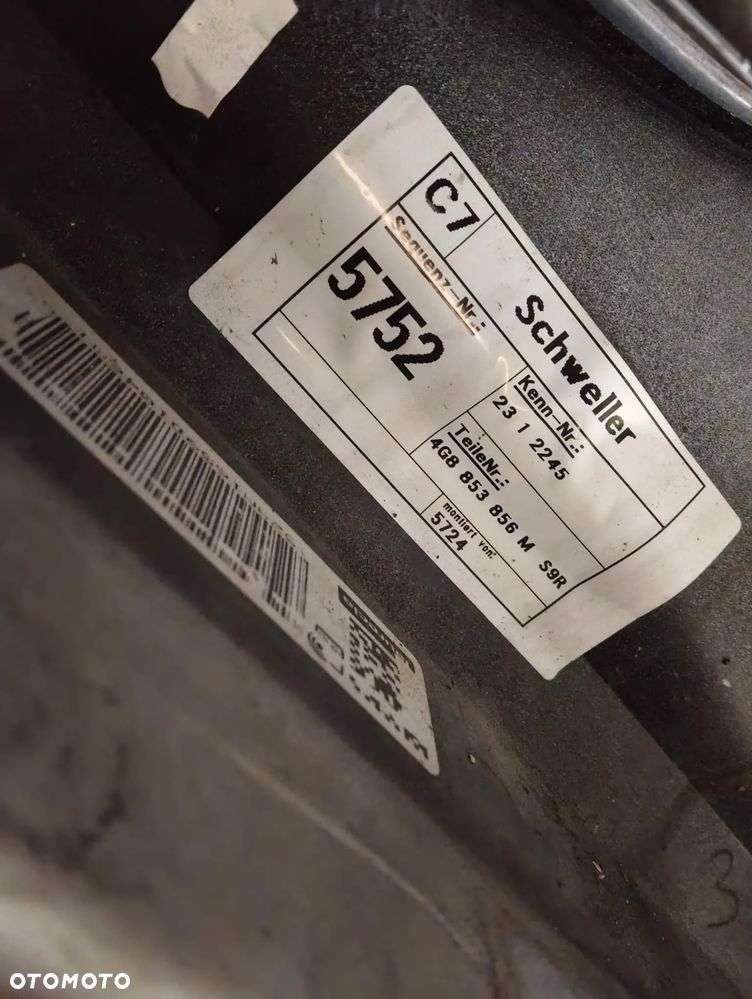 4G8853856M 4G8853855M LS9R SLine progi nakladki Audi A7 C7 czesci - 4