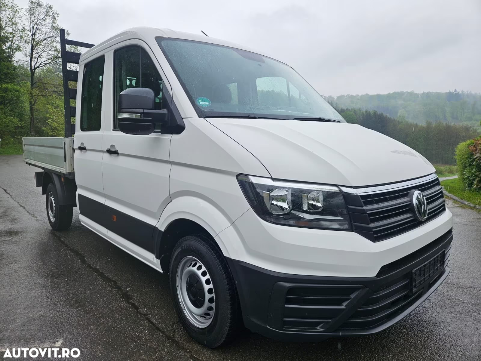 Volkswagen Crafter VW 35 CD L4 Dokka DoubleCab Platforma Autoutilitara Bena Aluminiu pick-up 2018 200.000km Unic Proprietar de noua reprezentanța VW NU Mercedes Sprinter - 3