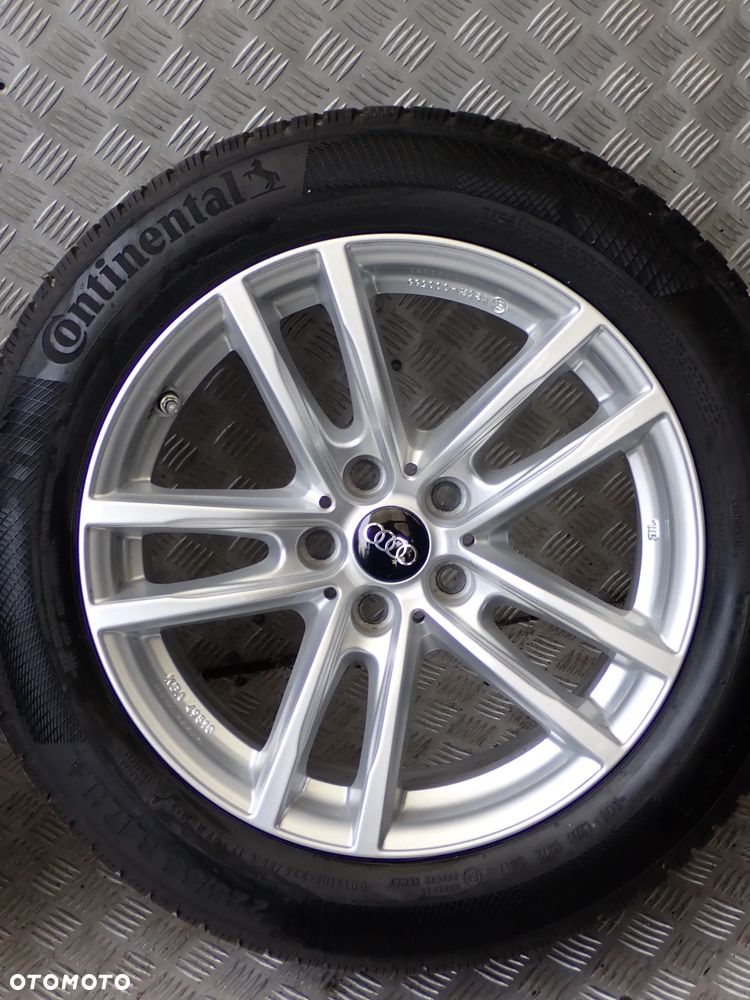 FELGI ALUMINIOWE AUDI  7,5JX17  ET 27  5X112  KBA 49510  NA OPONIE ZIMOWEJ 225/55/17 - 7