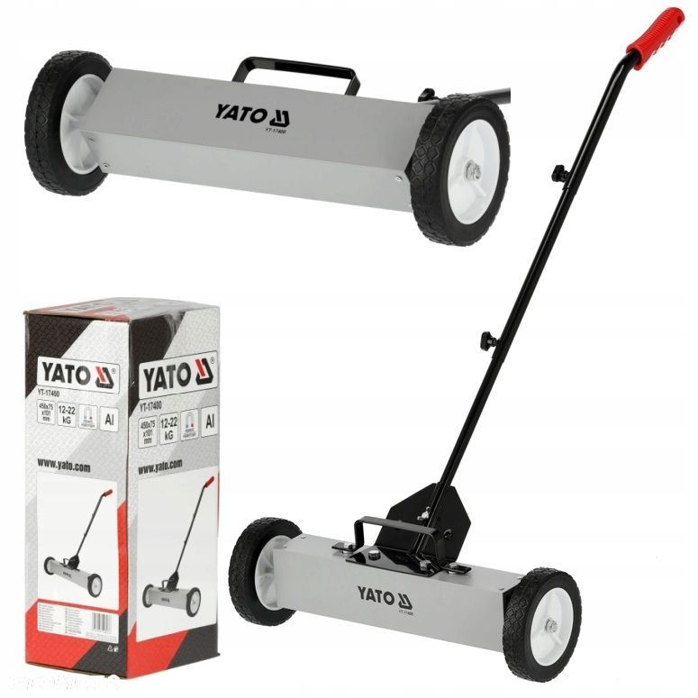 YATO MIOTŁA MAGNETYCZNATELESKOPOWA 76-113CM ZAMIATARKA OPIŁKÓW 45CM YT17400 - 8