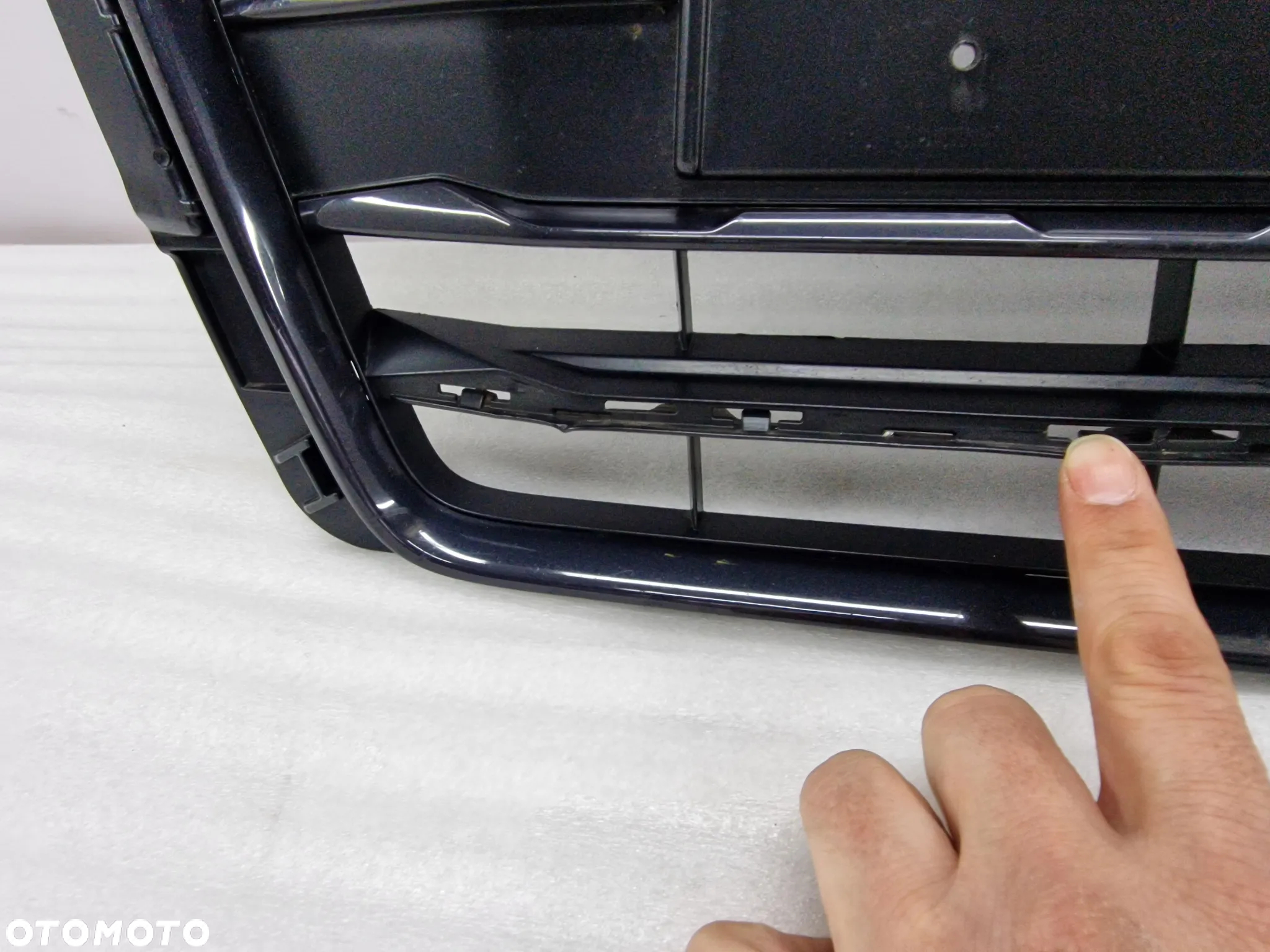 AUDI A4 B9 S-LINE 8W0 COMPETITION  14- ATRAPA / GRILL PRZEDNI PRZÓD CZARNY , NR 8W0853651AB , NR AUKCJI GL40 - 15