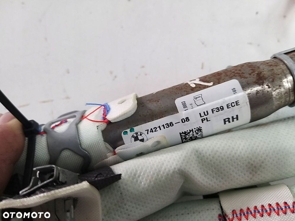 bmw x2 f39 17- kurtyna airbag prawa 7421136 - 2
