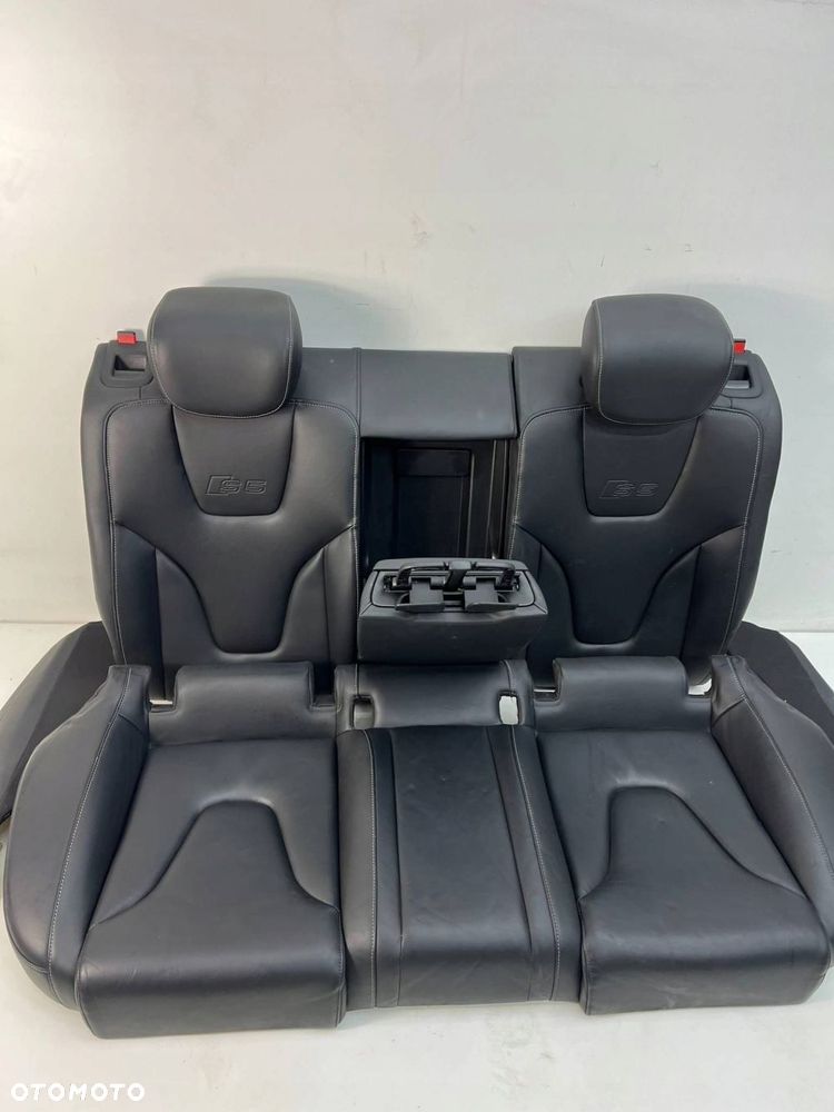 Komplet foteli z boczkami RECARO GRZENE PAMIĘĆ EU SKÓRA SCHOWKI Audi S5 - 6