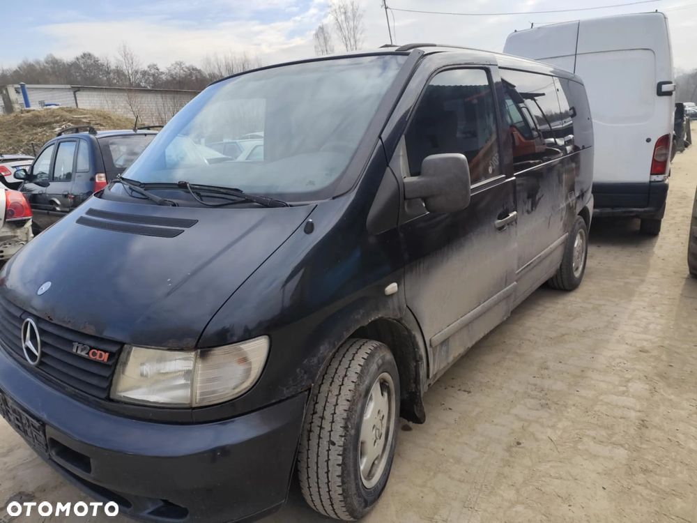 mercedes vito w638 maska zderzak lampa grill błotnik drzwi zbiornik paliwa szyba lusterko klamka - 1