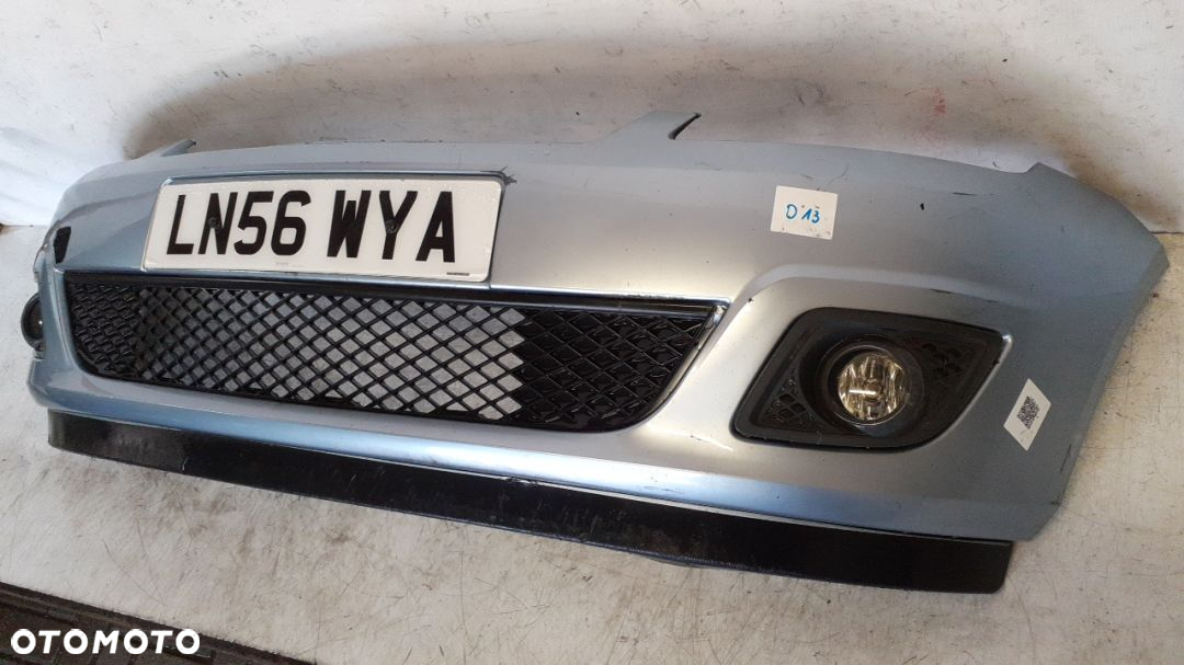 * ZDERZAK PRZÓD PRZEDNI DO FORD FIESTA MK6 VI LIFT FL BŁĘKITNY J4 HALOGENY - 3