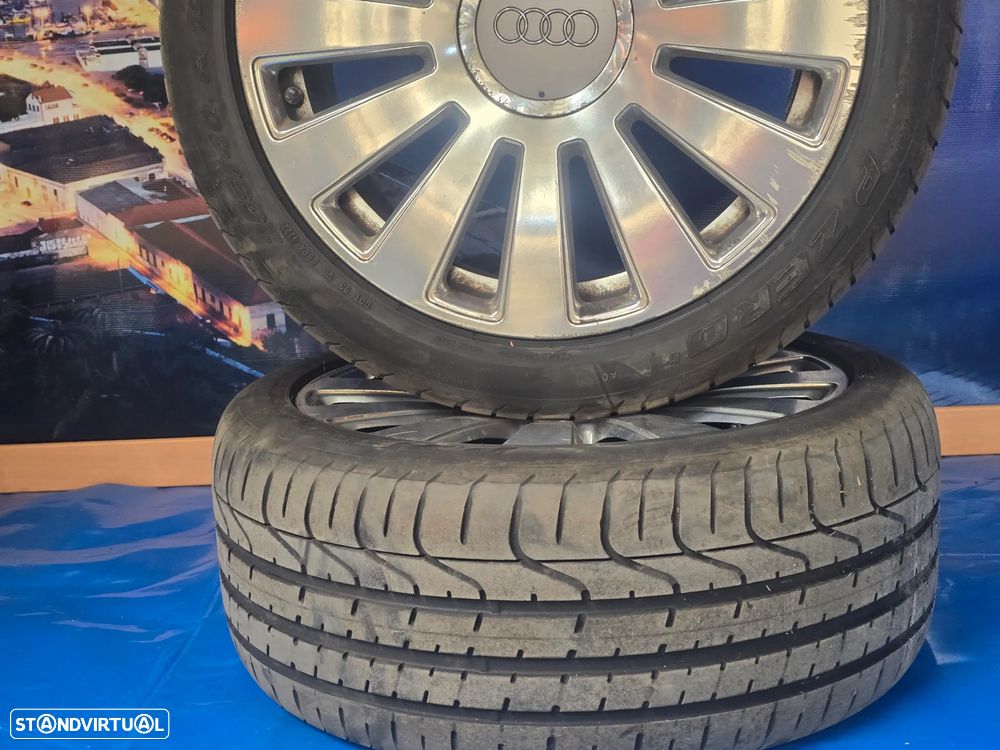 Jantes com pneus originais r19 para audi a8 d3 2003- 255/40 R19 Pireli (4x no estoaue) - 3