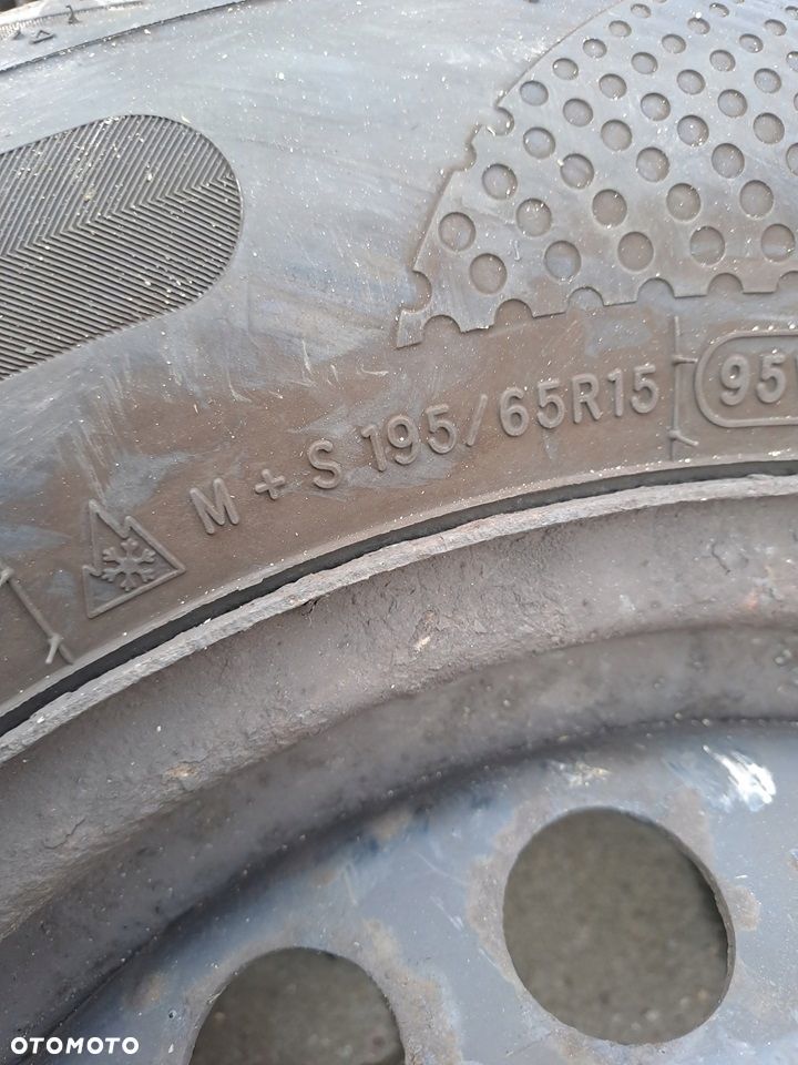 vw golf v plus golf vi koła felgi opony wielosezon 24r 7mm 195/65/15r - 7