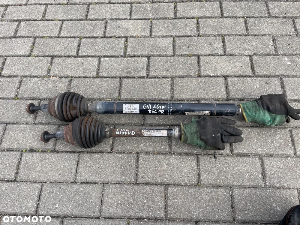 VW GOLF VI 1,6TDI PÓŁOŚ LEWA PRAWA DSG 1K0407272SP 271LB - 1