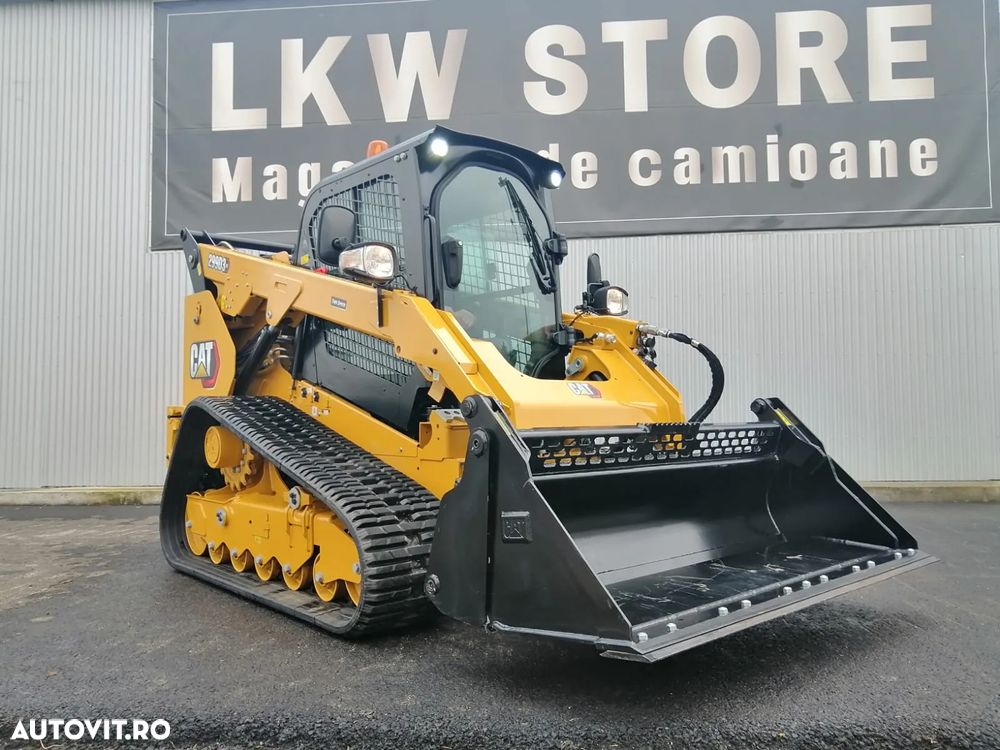 Cat 299DXE BOBCAT/MINI-INCARCATOR/MINI-FRONTLOADER, SENILE/TRACKS, AC, NOU/NEW !!! - 9