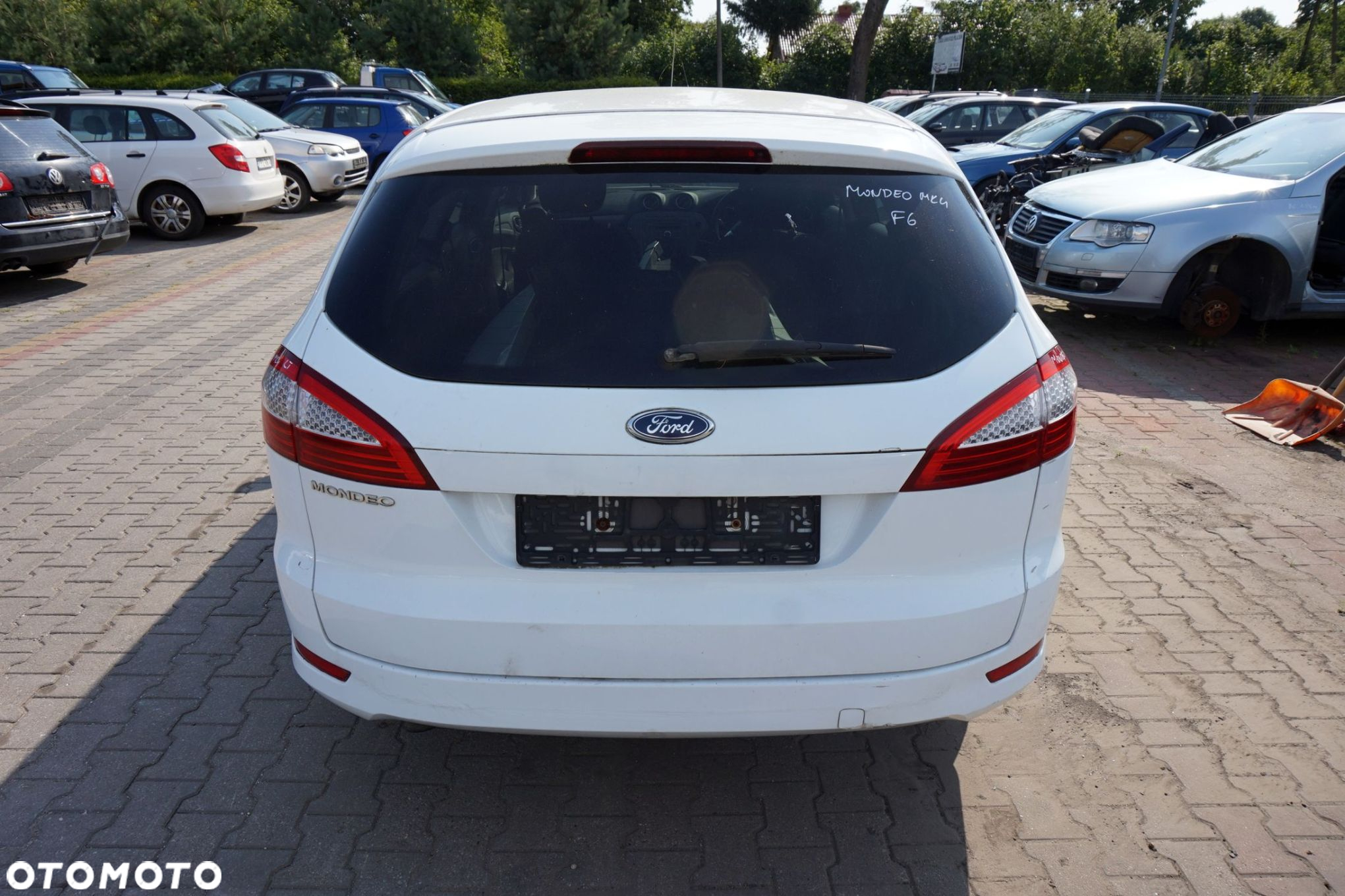 FORD MONDEO IV MK4 KOMBI 2007 F6 1.8 TDCI QYBA 125KM MMT6 BIAŁY FROZEN na części - 4
