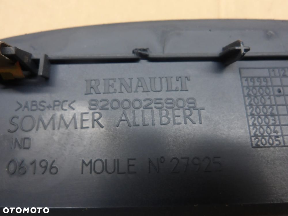 RENAULT LAGUNA II 01-04 HB 5D WYŚWIETLACZ ZEGAREK 8200025909 - 7