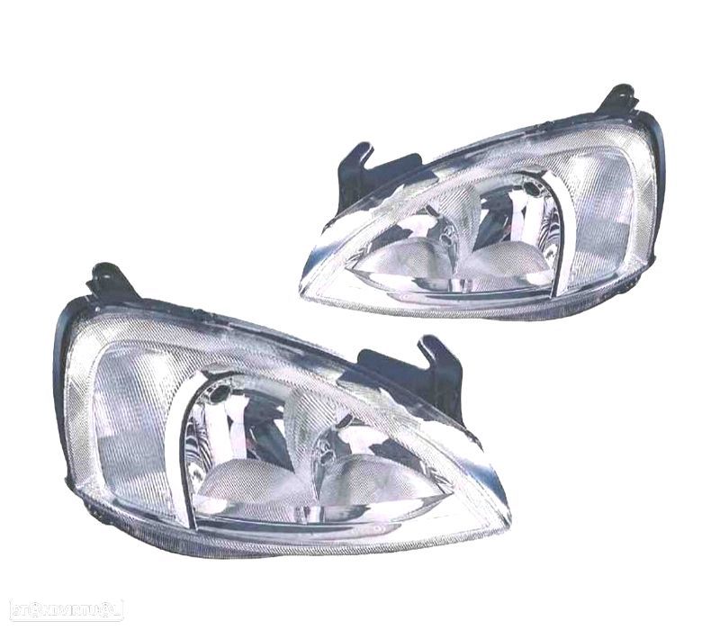 FARÓIS ÓPTICAS PARA OPEL CORSA C 00-03 COMBO 01- VAL - 1