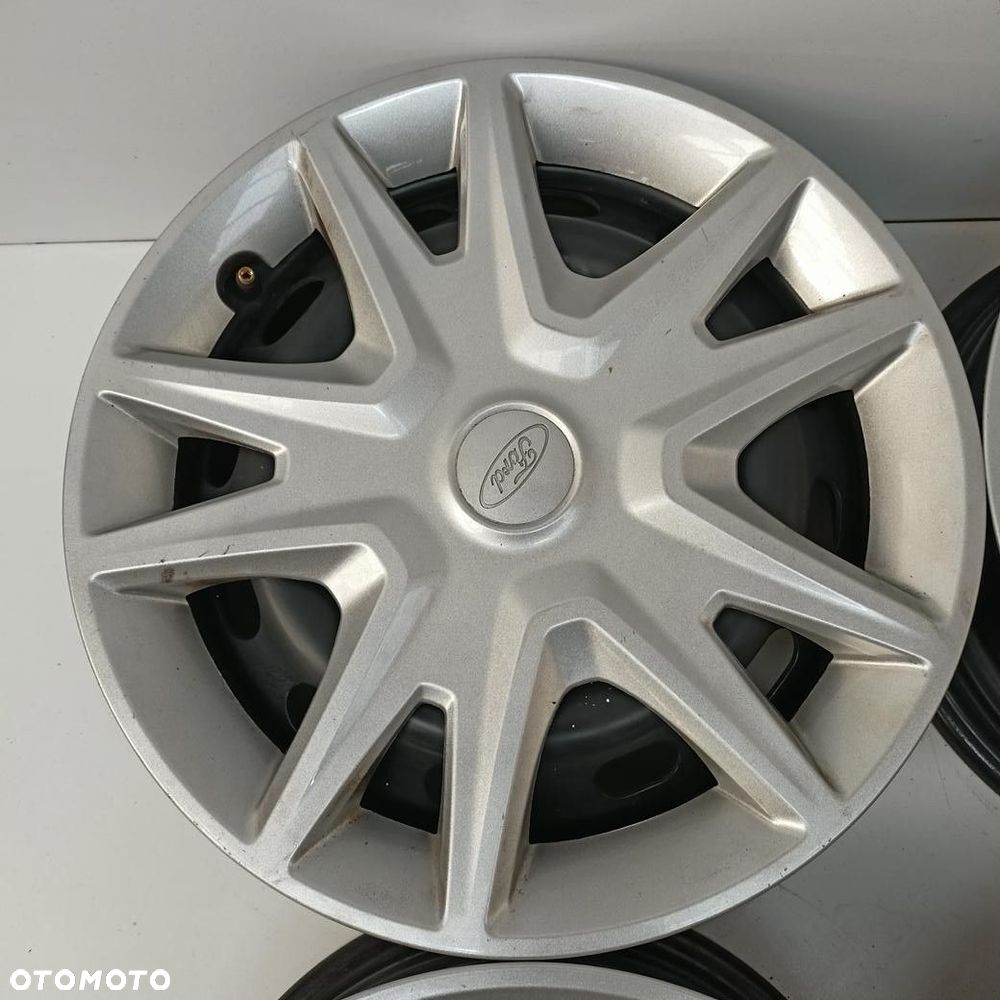 Felgi 4x108 15 Ford Fiesta VII + Kołpaki 4szt (F7826) - 3
