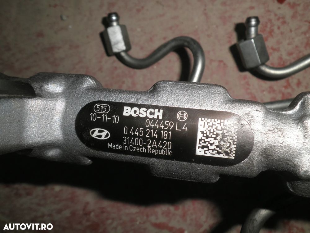 Rampa injectoare Kia Sportage 2012, Hyundai ix35, i30, i40, 1.7 1.6 CRDI 0445214181 31400-2A420 - 2