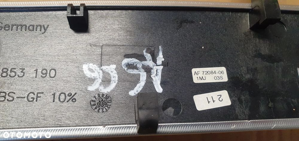 Listwa osłona dekor konsoli Quattro Audi A6 C6 4F1853190 - 7