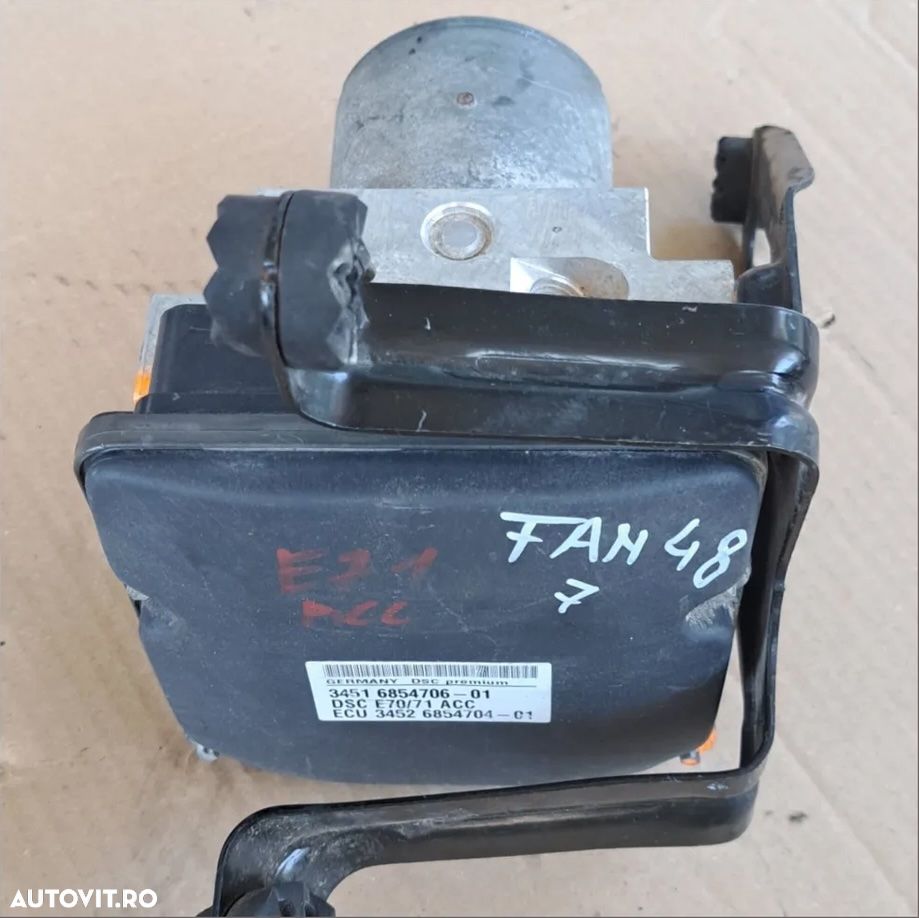 Modul pompa unitate hidraulica ABS DSC ACC Original BMW E70+LCI E71 - 1