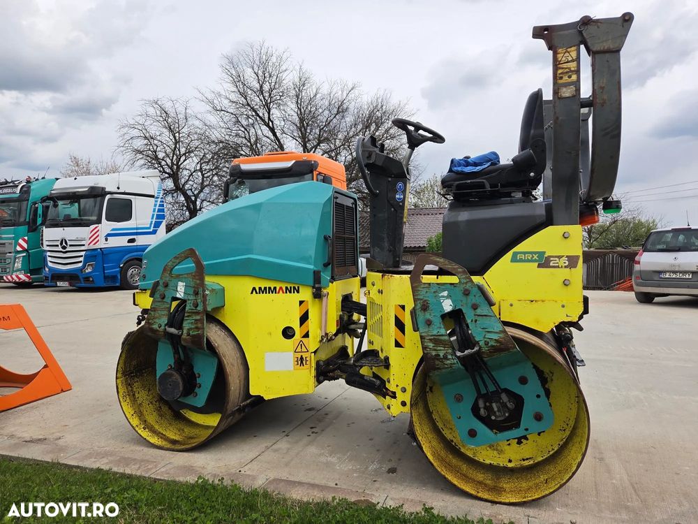 Ammann ARX26, 435h, latime tambur 1,2m, masa operationala 2,5tone, sistem stropire, motor Yanmar 30CP, lungime 2,3m, latime 1,25m, STARE FOARTE BUNA-PROMOTIE 19.900 EUR+Tva - 3