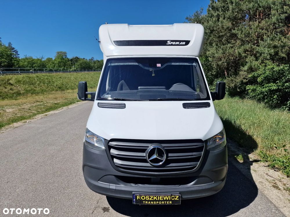 Mercedes-Benz Sprinter 2023r 8EP, Salon PL ASO bezwypadkowy,  ,poduszki pneumatyczne tylnej osi, - 3