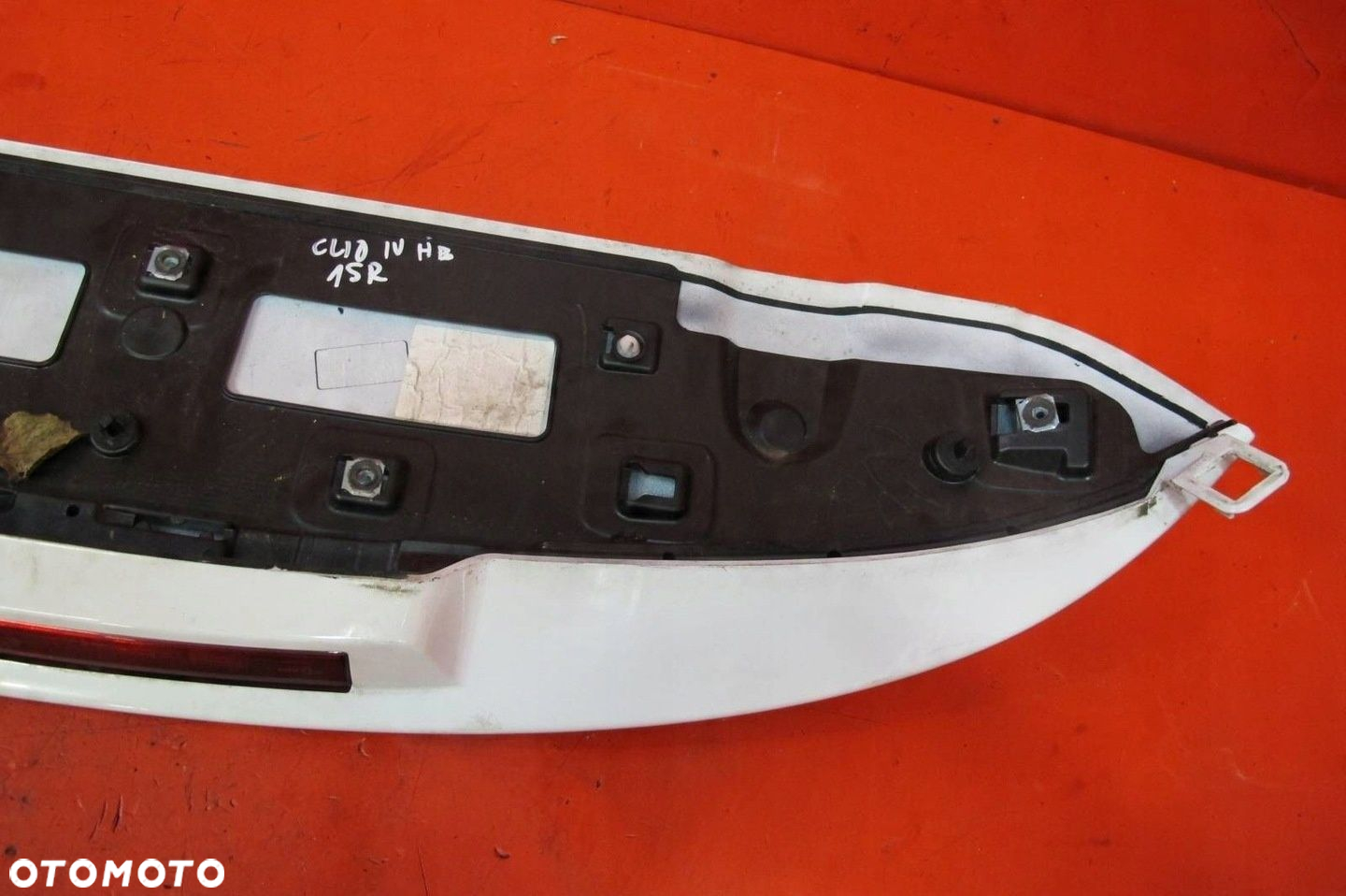RENAULT CLIO IV 4 SPOILER LOTKA ŚWIATŁO STOP KLAPY TYŁ TYLNEJ OV369 - 10