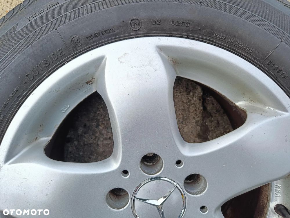MERCEDES W211 KOŁA Felgi Aluminiowe Opony letnie 5X112 16 - 5