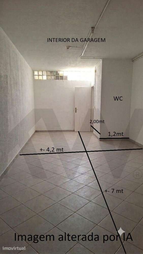Garagem - Box com Luz Natural com 29,3 m2 em Linda-a-Velha - Grande imagem: 4/11