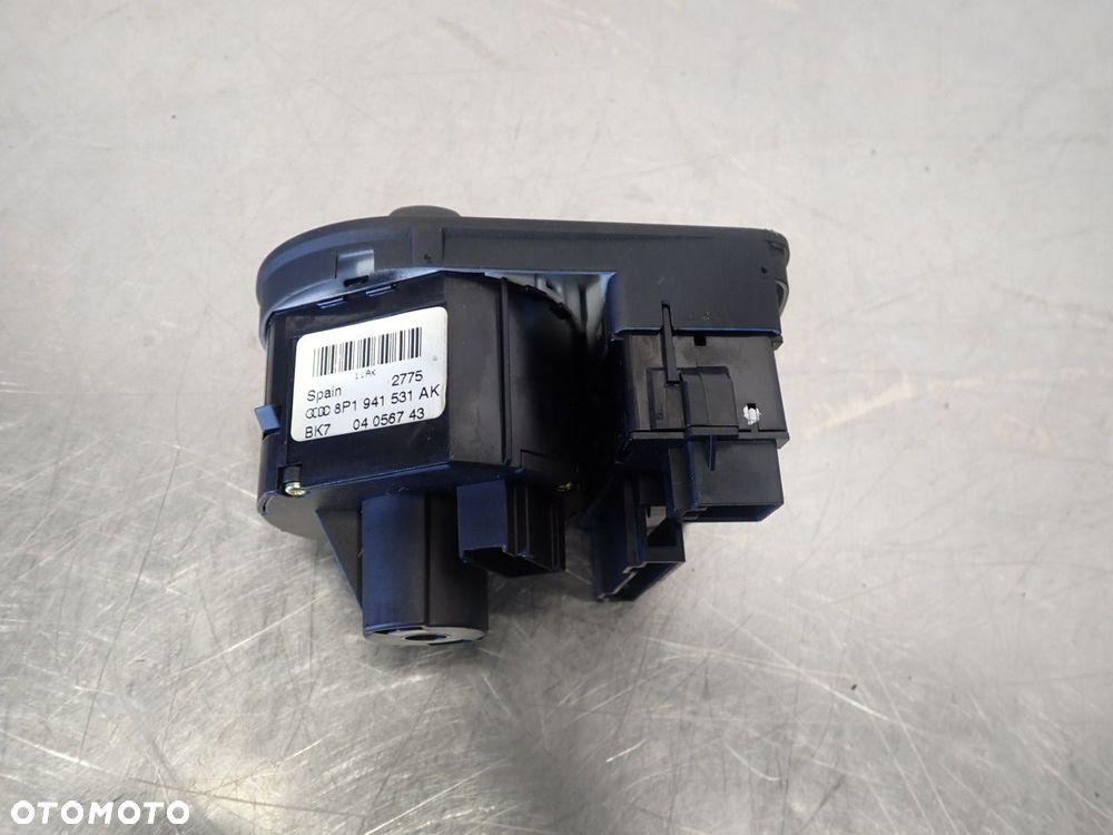 PRZEŁĄCZNIK ŚWIATEŁ AUDI A3 8P 8P1919093A   8P1941531AK - 4