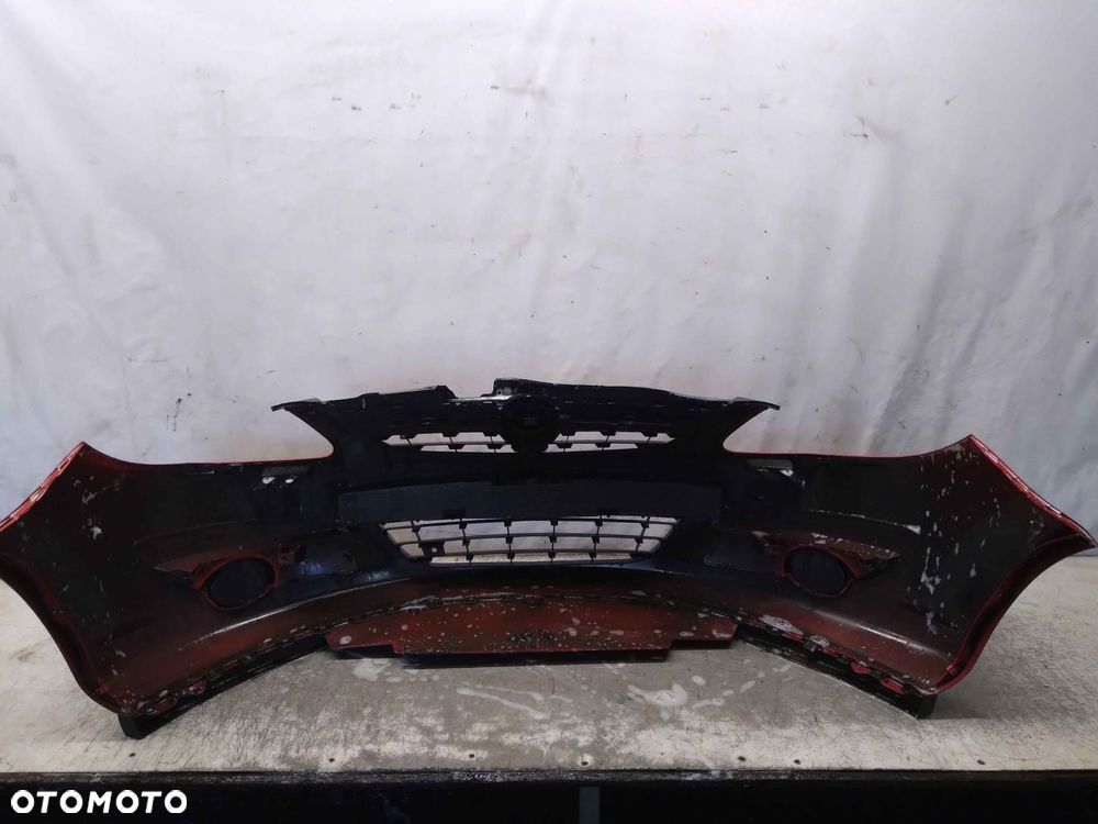 ^ ZDERZAK PRZÓD PRZEDNI DO OPEL CORSA D Y547 CZERWONY - 7