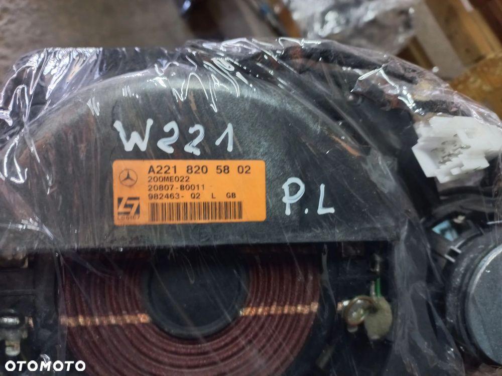 W221 głośnik głośniki komplet S klasa Mercedes A221 820 58 02, A221 820 59 02, A 212 820 10 02, A221 820 37 02 - 4