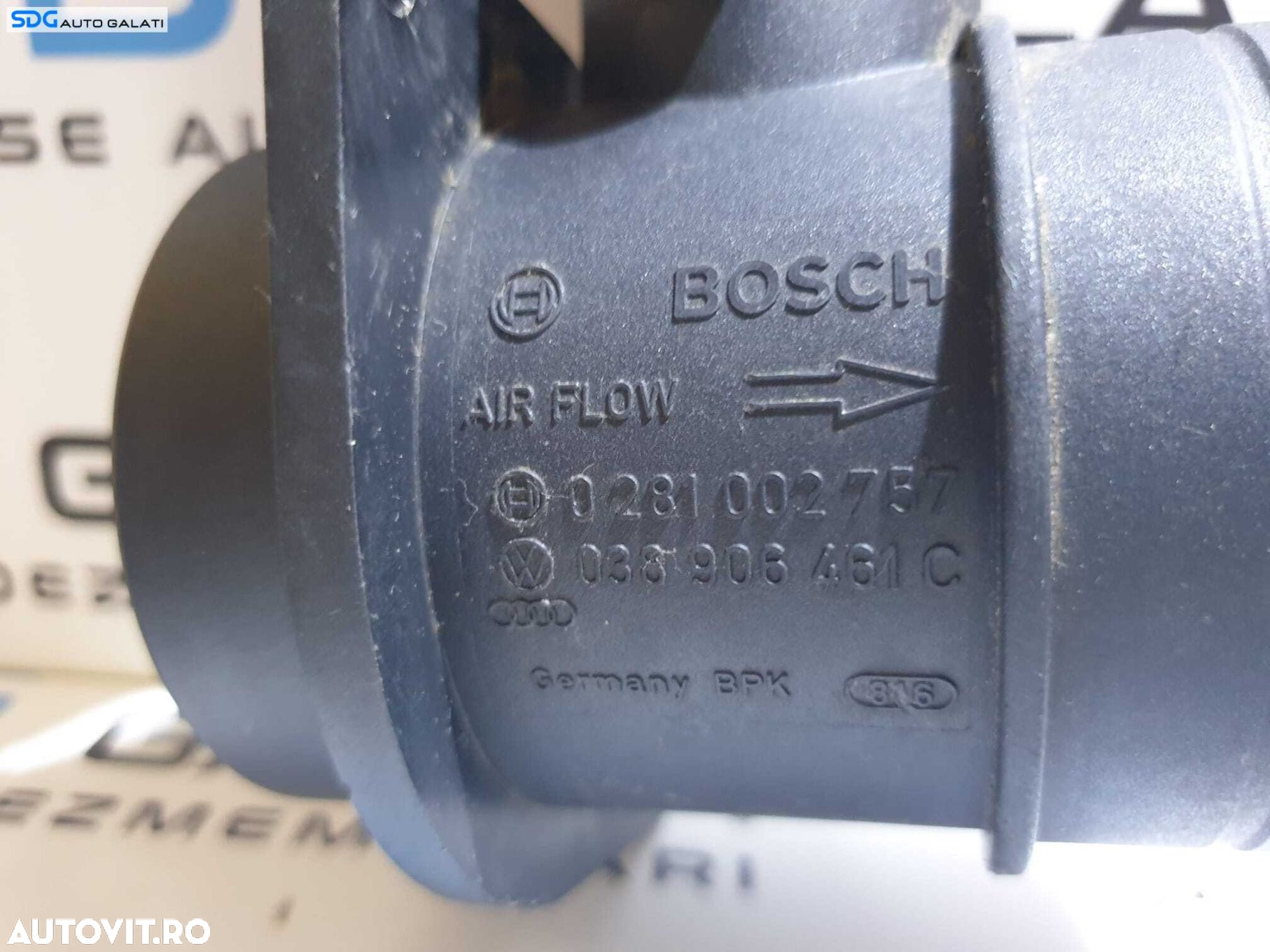 Debitmetru Aer Seat Alhambra 1 1.9 TDI AVG AHU AFN ANU AUY 1996 - 2001 Cod 0281002757 038906461C 0280217121 06A906461  (cod compatibil 0986280202)0986280202)[B3498] - 4