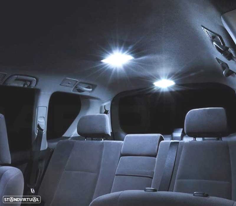 KIT COMPLETO 12 LAMPADAS LED INTERIOR PARA FIAT 500L 14-18 - 4