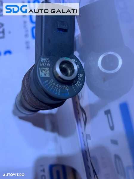 Injector Injectoare Probate Testate cu Fisa BMW Seria 5 E60 E61 520 2.0 D 2003 - 2010 Cod 0445110216 7793836 [M7919] - 3