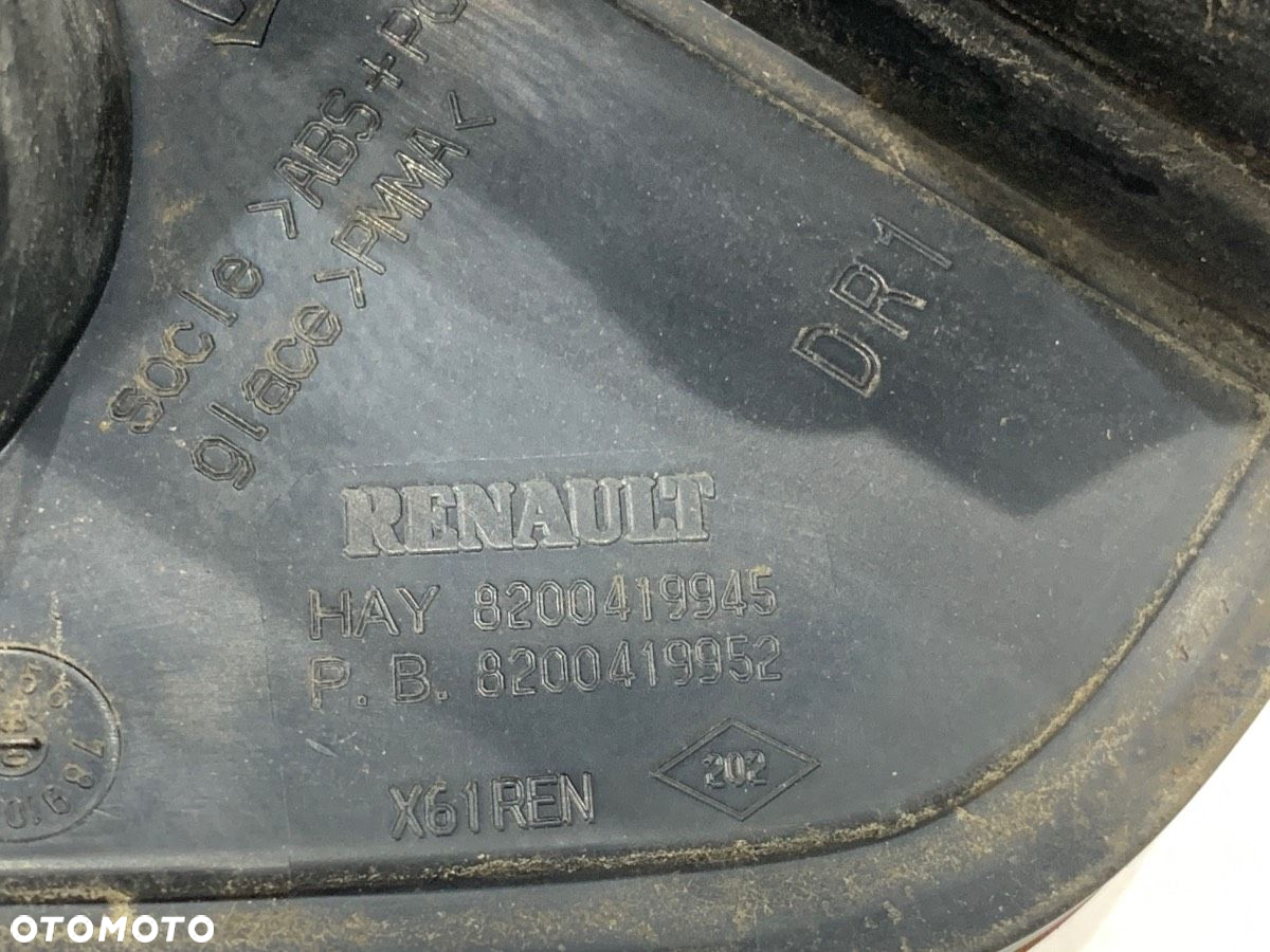 LAMPA PRAWY TYŁ - 135.00 PLN - RENAULT KANGOO / GRAND KANGOO II (KW0/1_) 2008 - 2022 1.5 dCi 85 - 5
