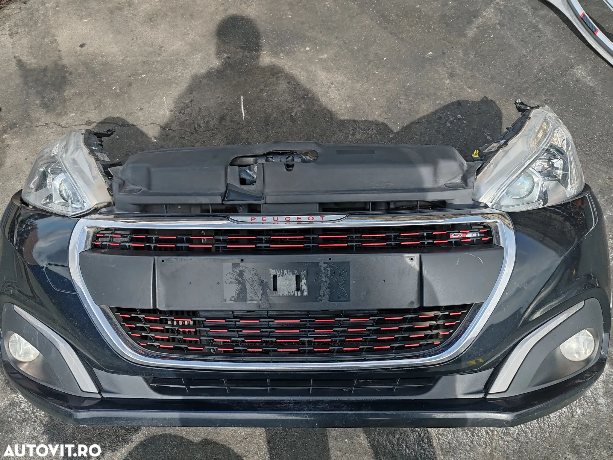 FATA COMPLETA PEUGEOT 208 - 2012-2019 GTLINE ARIPA , CAPOTA , BARA FATA , VENTILATOR , RADIATOR SI FARURI - 1