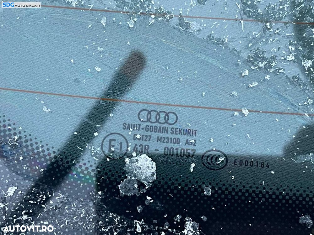 Luneta Geam Sticla Audi A4 B8 Berlina Sedan 2008 - 2015 [C1869] - 4