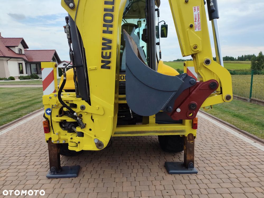 New Holland B115 B/ RÓWNE KOŁA / JOYSTICK / POWERSHIFT / SPROWADZONA / KOPARKO-ŁADOWARKA - 4