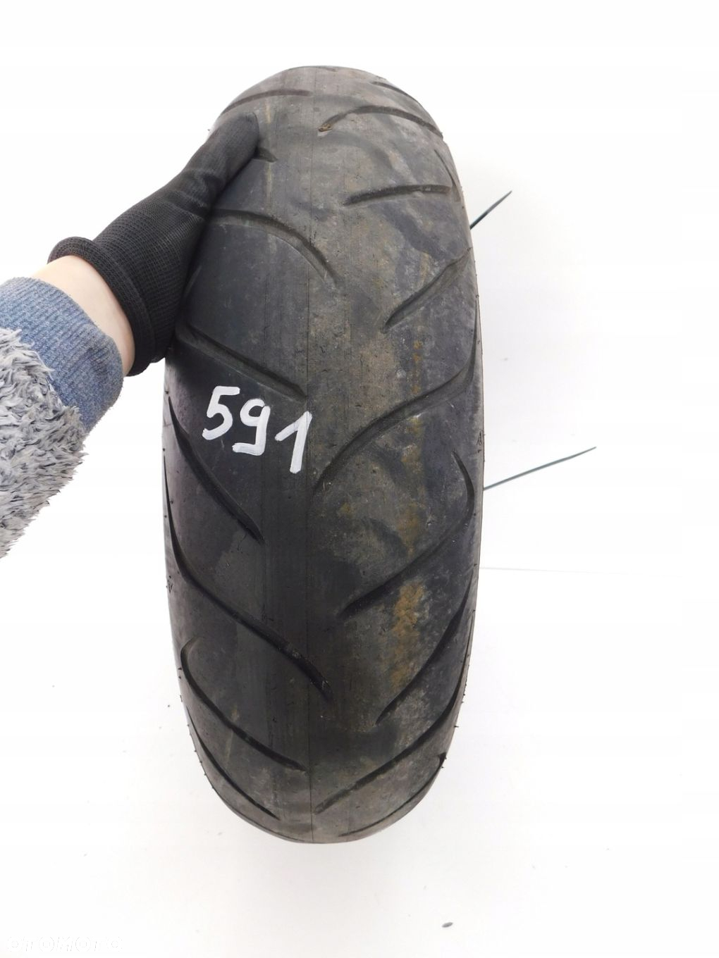 KAWASAKI ER6-N 12-16 KOŁO OPONA FELGA TYŁ - 2