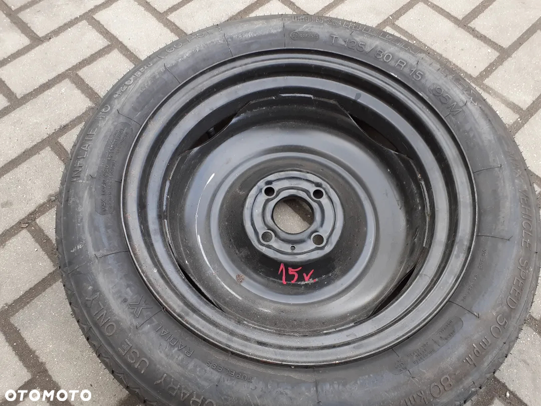 KOŁO DOJAZDOWE ZAPASOWE ZAPASÓWKA DOJAZDÓWKA 4X98 ROVER - 4