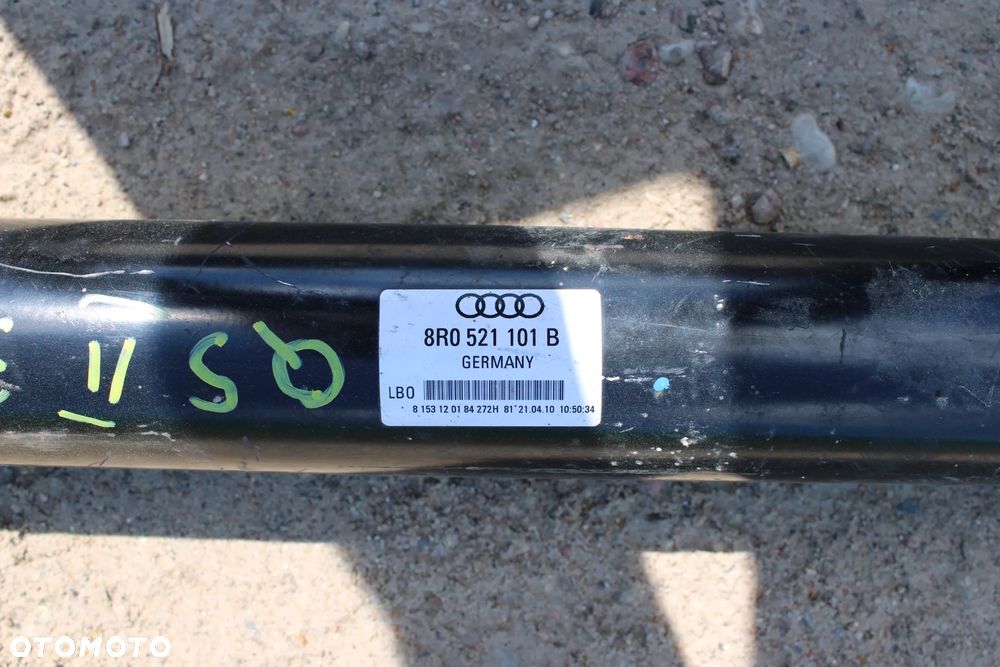 Wał napędowy audi q5 3,0 tdi 8r0521101b - 2