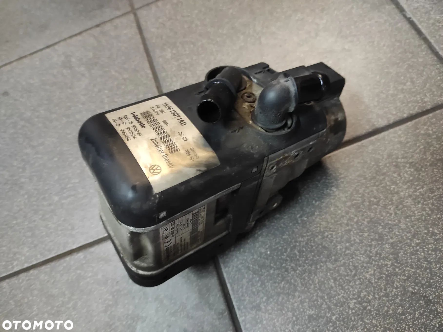 WEBASTO OGRZEWANIE POSTOJOWE PIEC ZUHEIZER DIESEL 1K0815071AD VW AUDI SEAT SKODA WYSYŁKA !!!! - 1