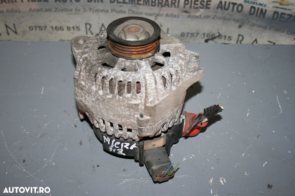 Alternator Nissan Micra K12 1.2-16V 2003-2010 Motor CR12DE - 1