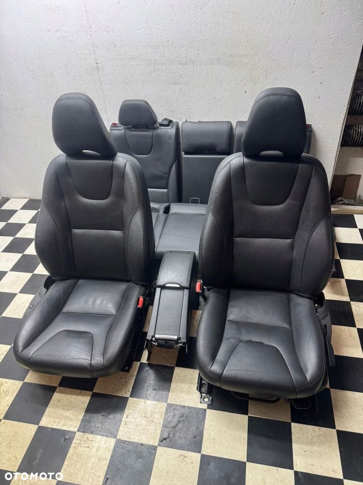 komplet foteli kanapa przód tył fotel volvo xc60 i 2008-2017 skóra - 14
