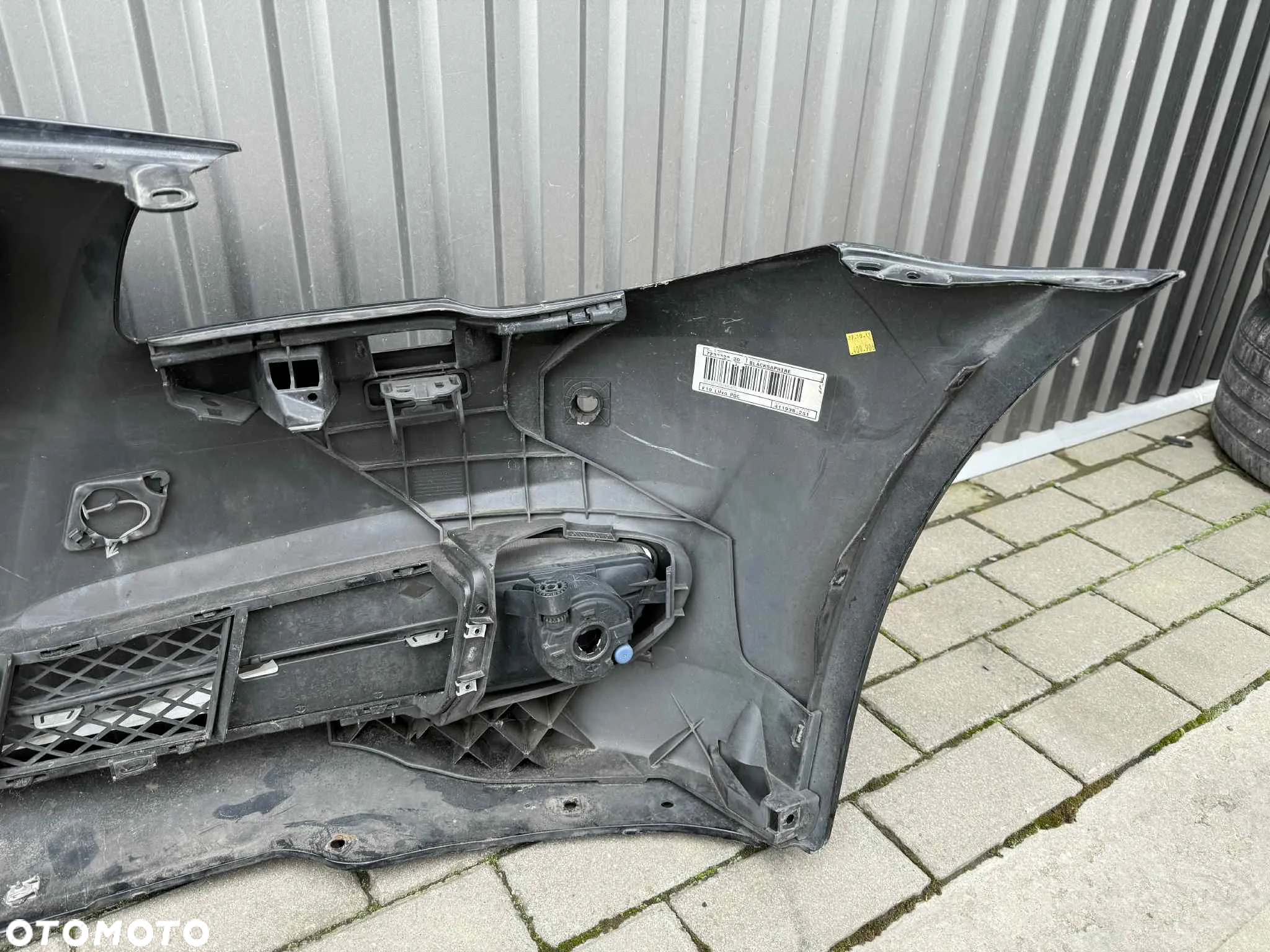 Bmw 5 F10 F11 Zderzak Przód Przedni Kompletny 4xPDC Sprysk 475 Blacksaphire - 8