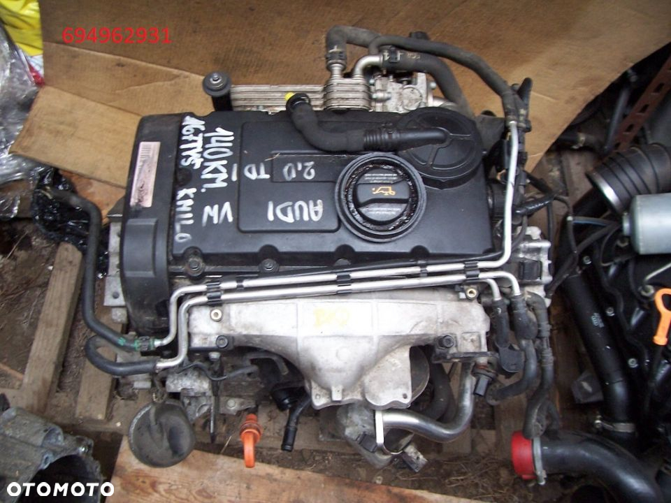 VW AUDI SEAT SILNIK 2.0TDI BKD 167TYSI. EU. 140KM. - 2