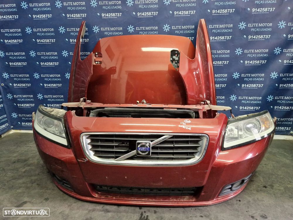 Frente completa usada VOLVO V50 S40 FACELIFT 2.0 DIESEL capot parachoques oticas guardalamas - 3