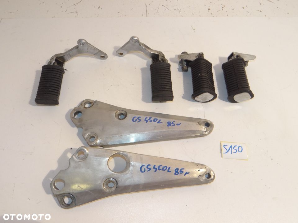 Suzuki GS 450L 85r Sety mocowania podnóżków + podnóżki  S150 - 1